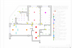 Чертежная документация. 3-х комнатная квартира.