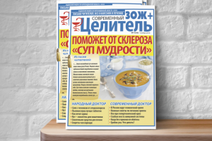 Дизайн обложки для газеты "Целитель" - "Суп мудрости"