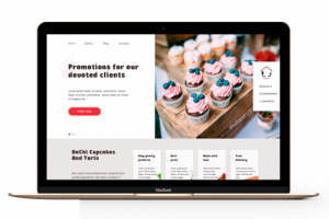 Сайт-визитка - Кондитерские изделия