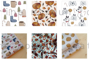 разработка принта для ткани