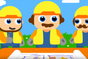 Мультфильм "Весёлая стройка"