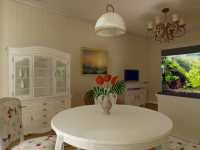 Country style. Living room