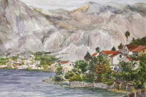 пейзаж 2. акварель