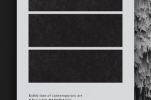 Афиша "выставка современного искусства"