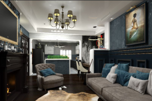 Кухня в коттедже (д. Болотино, г. Мытищи)