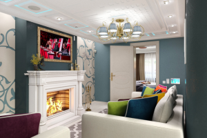 Гостиная после перепланировки (Двухкомнатная квартира в хрущевке