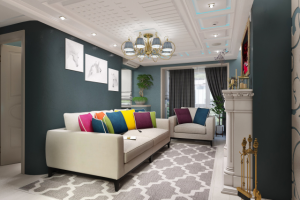 Гостиная после перепланировки (Двухкомнатная квартира в хрущевке