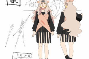 Дизайн персонажа в стиле аниме(наруто)