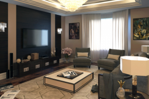 Гостиная в стиле Арт-деко