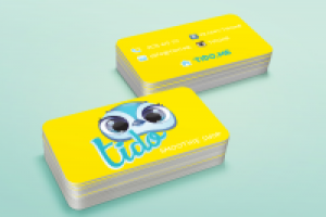 Визитка. Смузи магазин TIDO