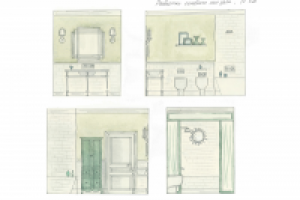 Развертка ванной комнаты