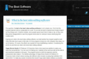 What is the best video editing software