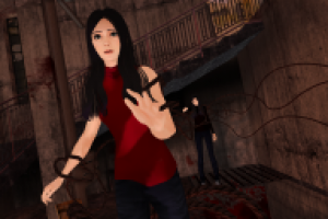 3D набросок сцены к ужастику