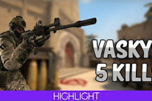 Vaskys эйс 2 в 5 [Highlight CS:GO]