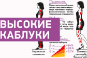Высокие каблуки
