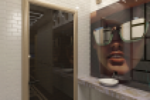 Главная зона в комнатах для переодивания