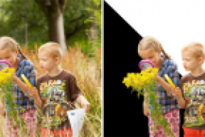 Обтравка, очистка переднего плана