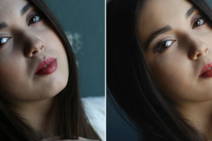 Ретушь портрета с неудачным светом