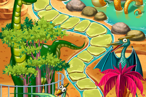 Карта Zoo-динозавры