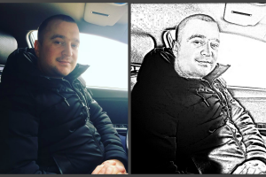 Мужчина за рулем