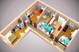 3D моделирование интереьра