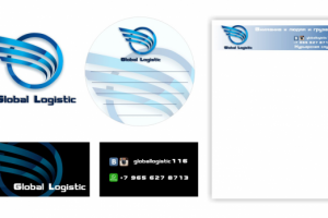 Фирменный стиль для транспортной логистики.