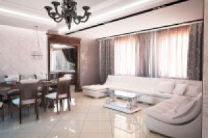 гостиная-столовая