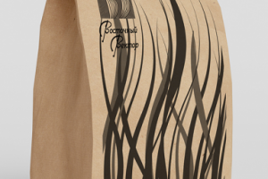 Пакет из крафт-бумаги для продукции НПО "Восточный Вектор"