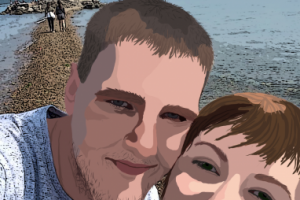 Векторный портрет по фото