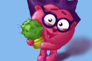 Рисунок персонажа из "Смешариков"