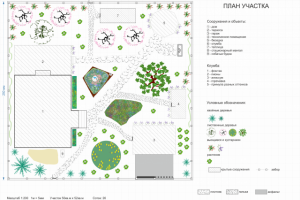 План озеленения участка