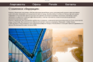 Сайт-визитка. Аренда аппартаментов в Башне "Федерация"