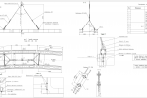 Строповка металлического блока пролетного строения