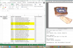 Поиск картинки и описания согласно прайсу