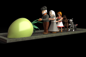 Уличная инсталляция "Репка"