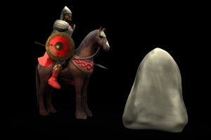 Эскиз скульптуры из стеклопластика