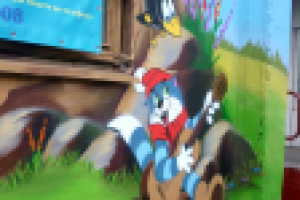 фрагмент оформления, детский досуговый центр Бусинка