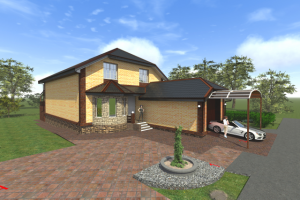 Индивидуальный жилой дом с гаражом