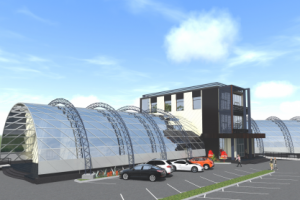 Деловой центр, с кафе и зоной отдыха