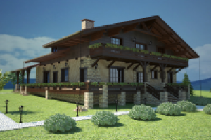 Индивидуальный жилой дом "Шале" 01