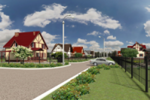 3D визуализация поселка "Шале" 03