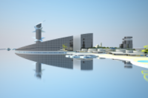 Гостинично- развлекательный комплекс. Алжир. Эскиз