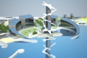 Гостинично- развлекательный комплекс. Алжир. Эскиз