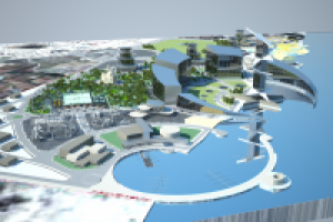 Гостинично- развлекательный комплекс. Алжир. Эскиз