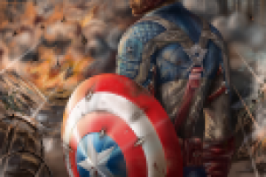 Иллюстрация Капитан Америка