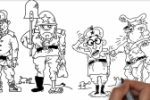 Нарисучка N2, "Научные роты" / White board animation