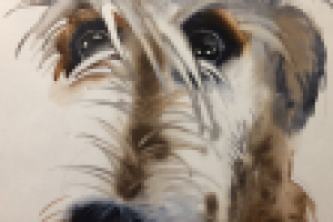 акварель, портрет