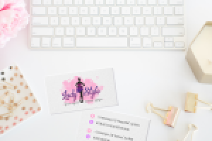 Визитки бутика женской одежды Lady Style