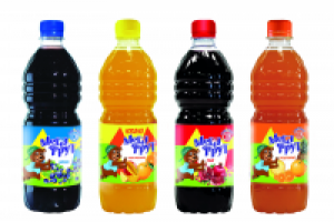 этикетка для линейки детских сокосодержащих напитков