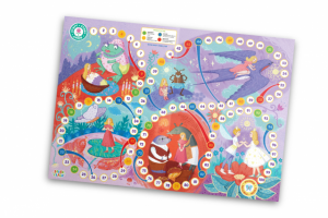 Thumbelina board game illustrations